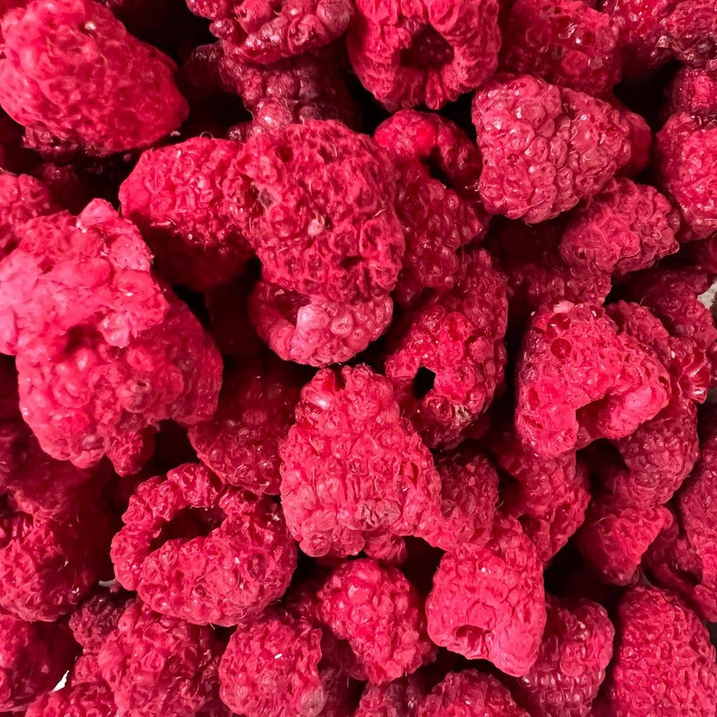 Lamponi liofilizzati: confezioni da 20g e 40g: 250 ml/20 g