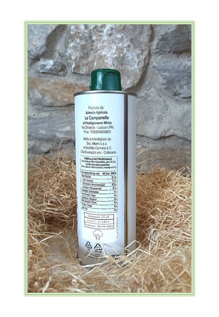 Olio Extravergine di Oliva PRODOTTO BIOLOGICO 2025-2026: M