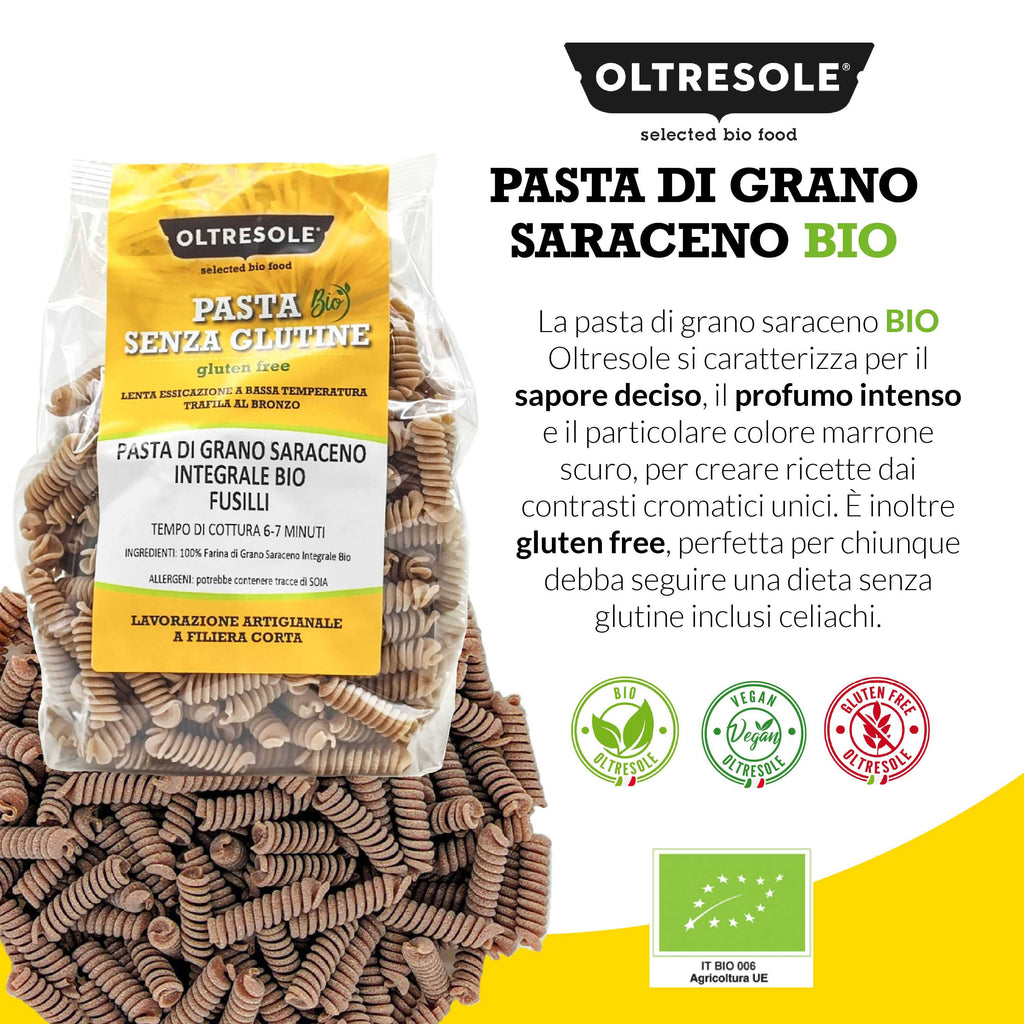 PASTA DI GRANO SARACENO BIO FUSILLI 350 g