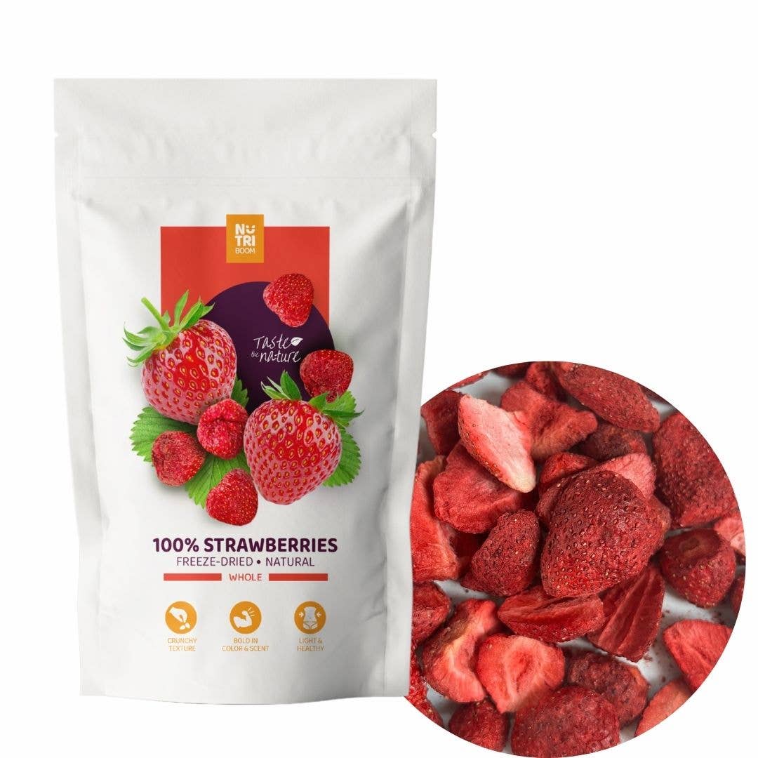 Fragole liofilizzate: confezioni da 17 g e 35 g: 250 ml/17 g