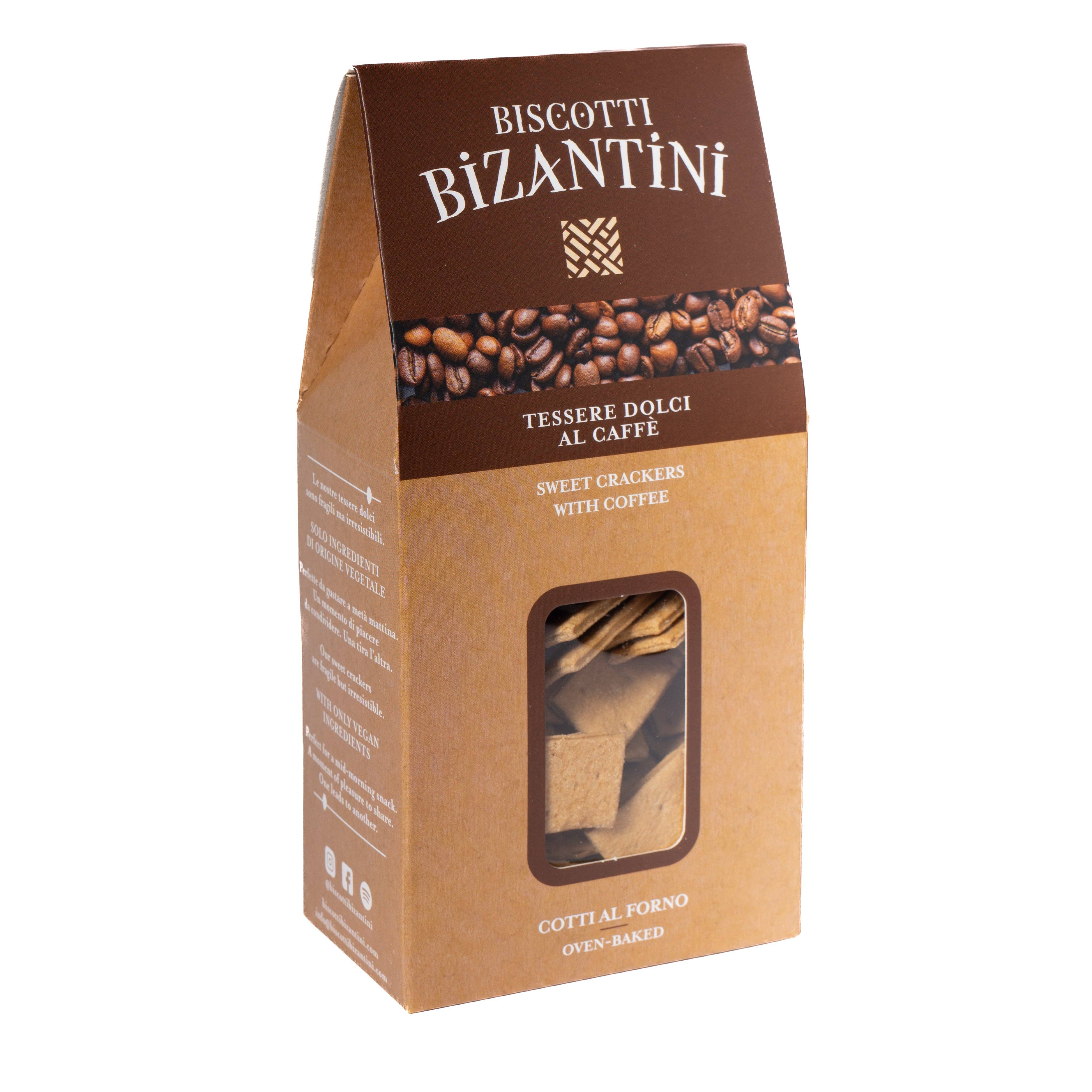 Biscotti dolci al caffè vegani e biologici: 180g