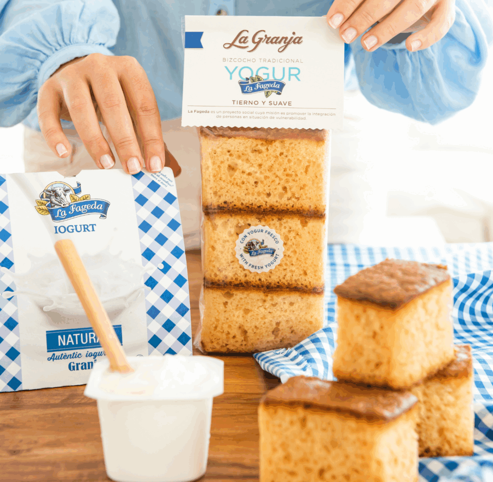 Torta tradizionale allo yogurt La Fageda