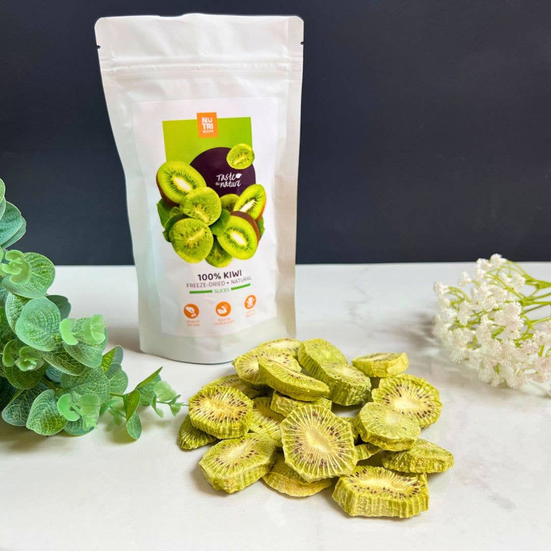 Kiwi liofilizzato: confezioni da 20g e 35g: 250 ml/20 g
