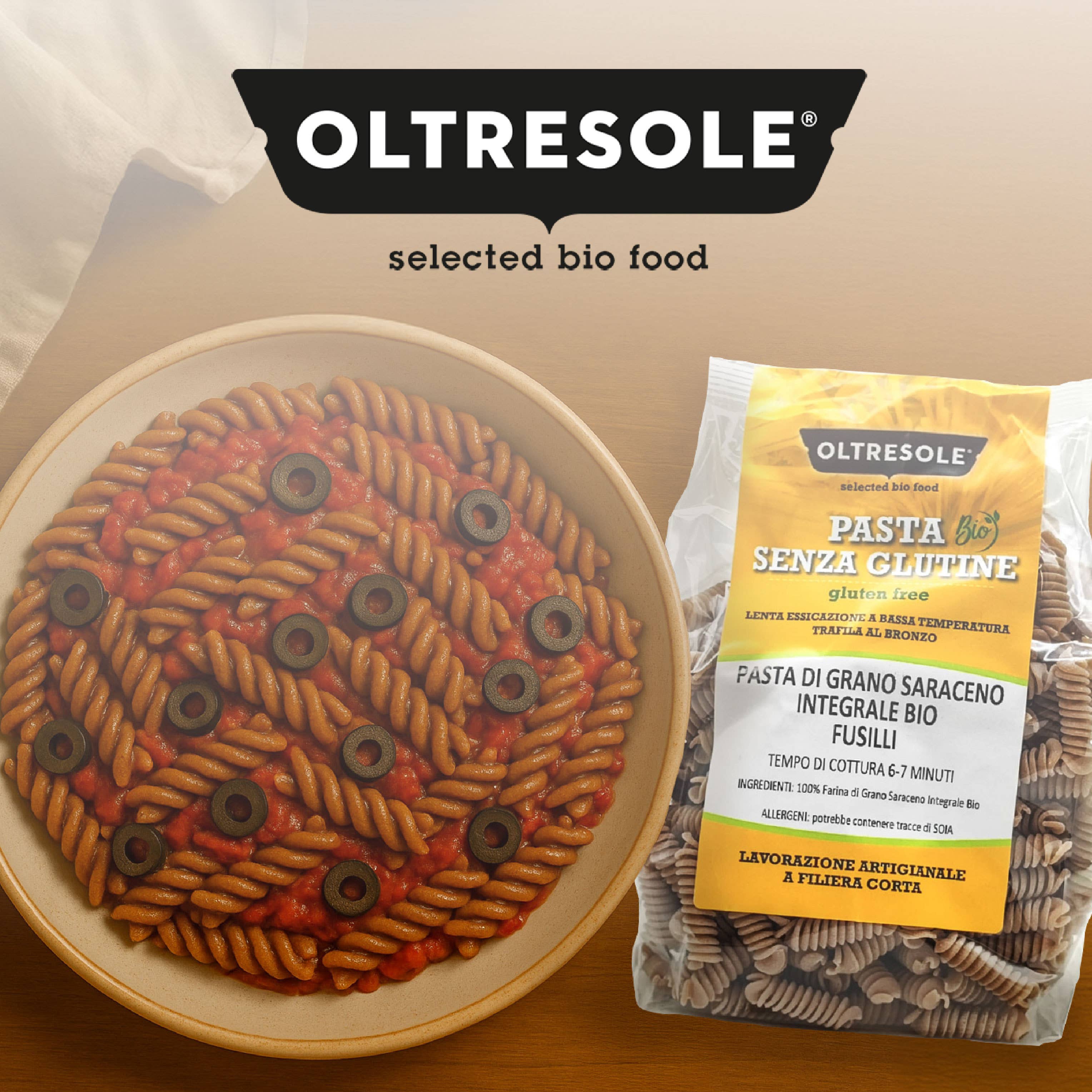 PASTA DI GRANO SARACENO BIO FUSILLI 350 g