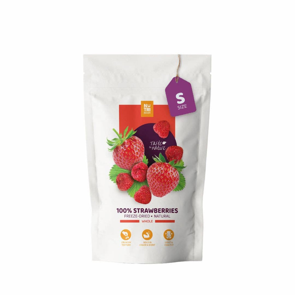 Fragole liofilizzate: confezioni da 17 g e 35 g: 250 ml/17 g