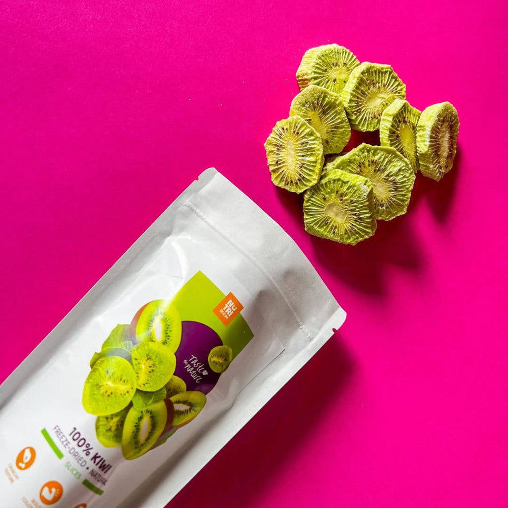 Kiwi liofilizzato: confezioni da 20g e 35g: 250 ml/20 g