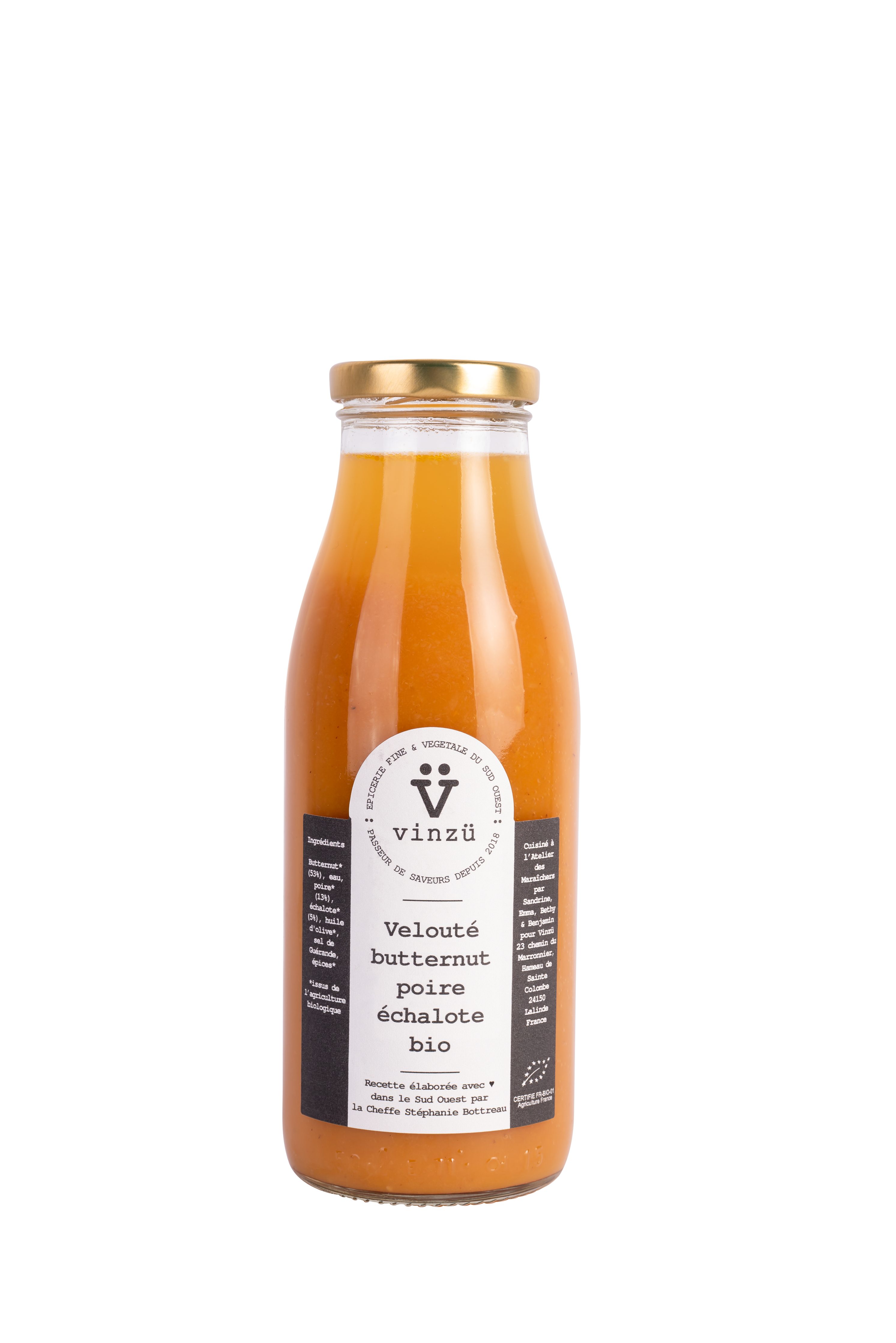 Zuppa biologica di butternut, pera e scalogno: 75 cl