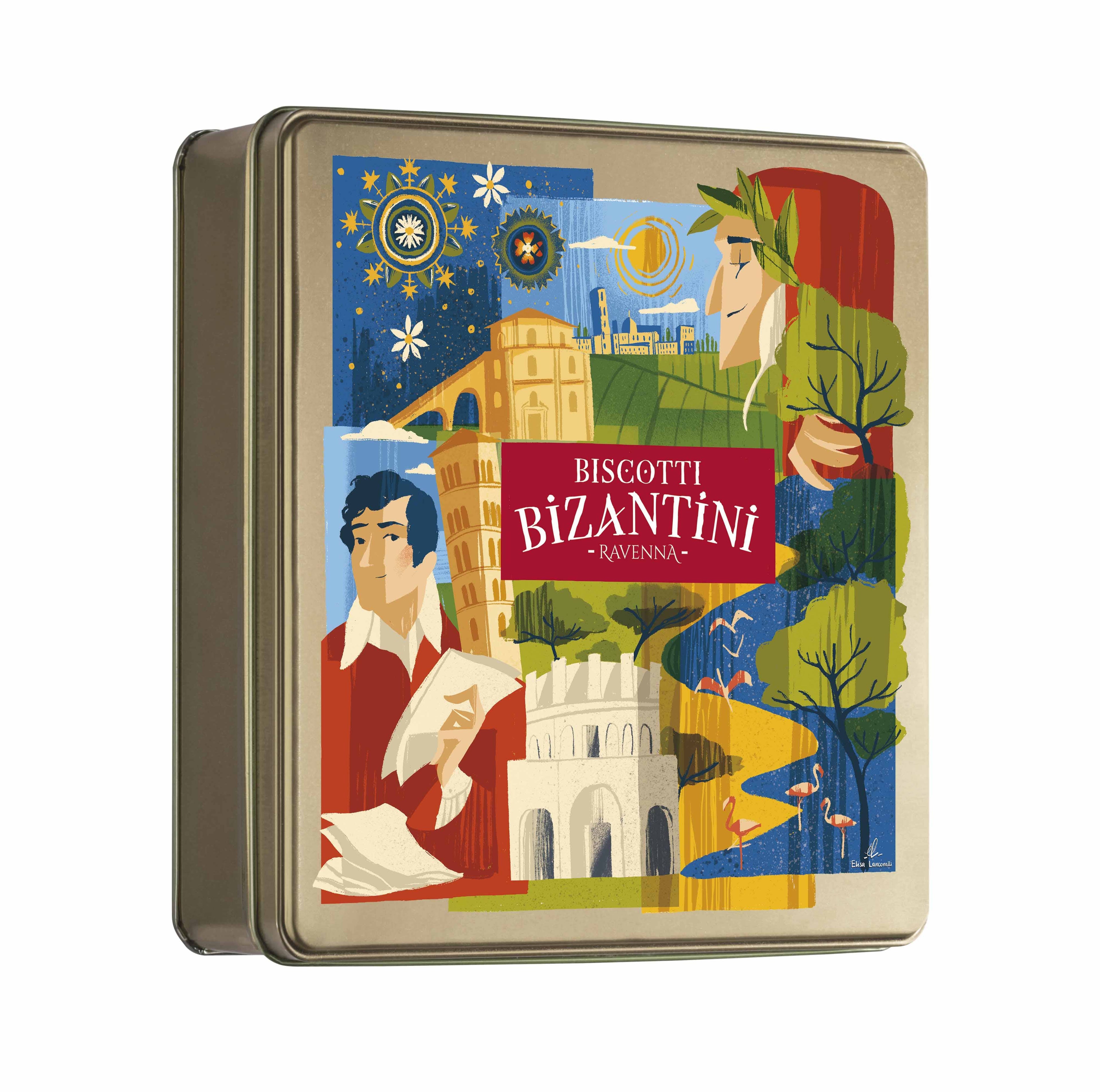 Latta regalo Ravenna - 360g di Biscotti Bizantini: Dolce