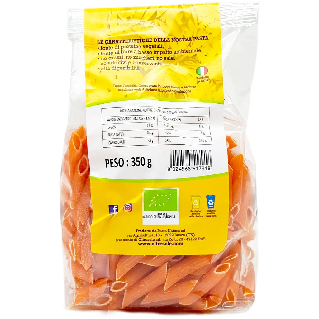 PASTA DI LENTICCHIE ROSSE BIO PENNE 350 g