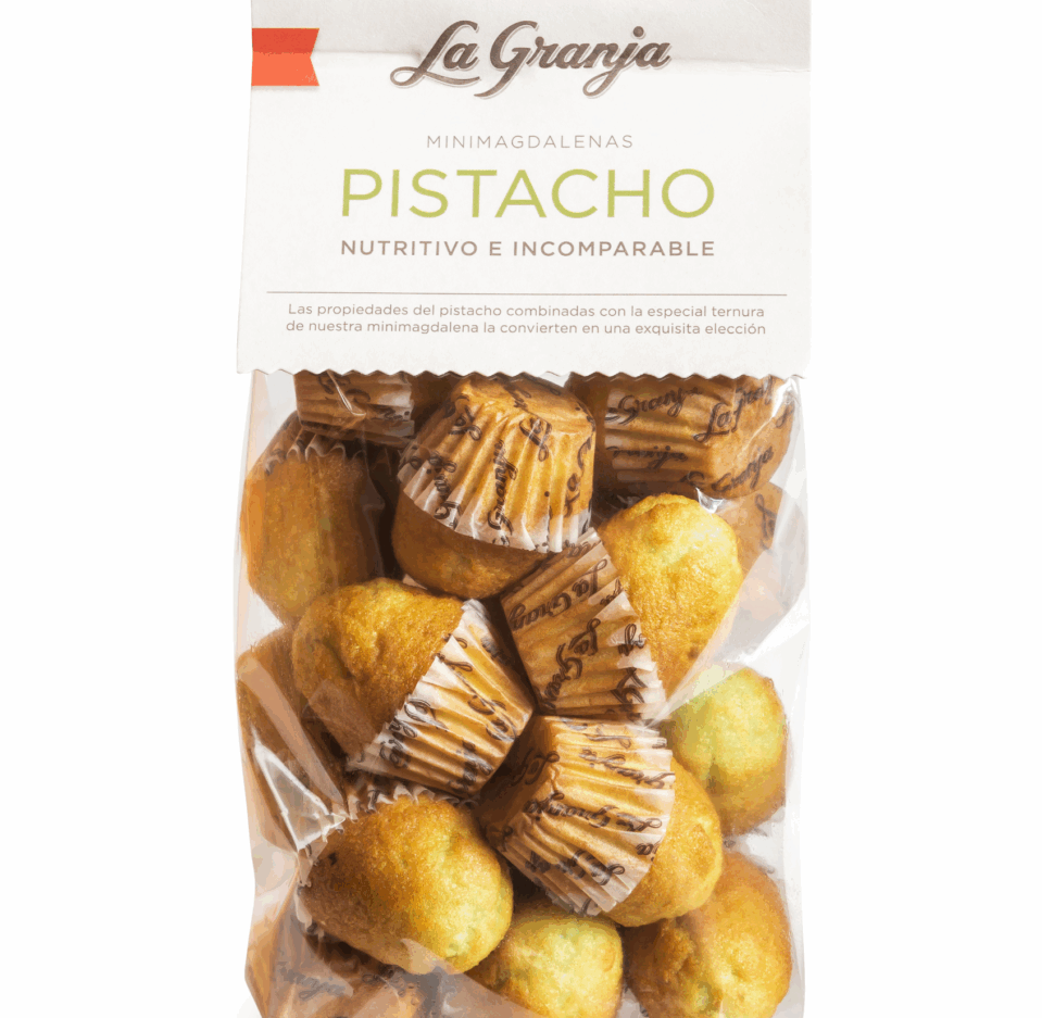 Mini madeleine al pistacchio