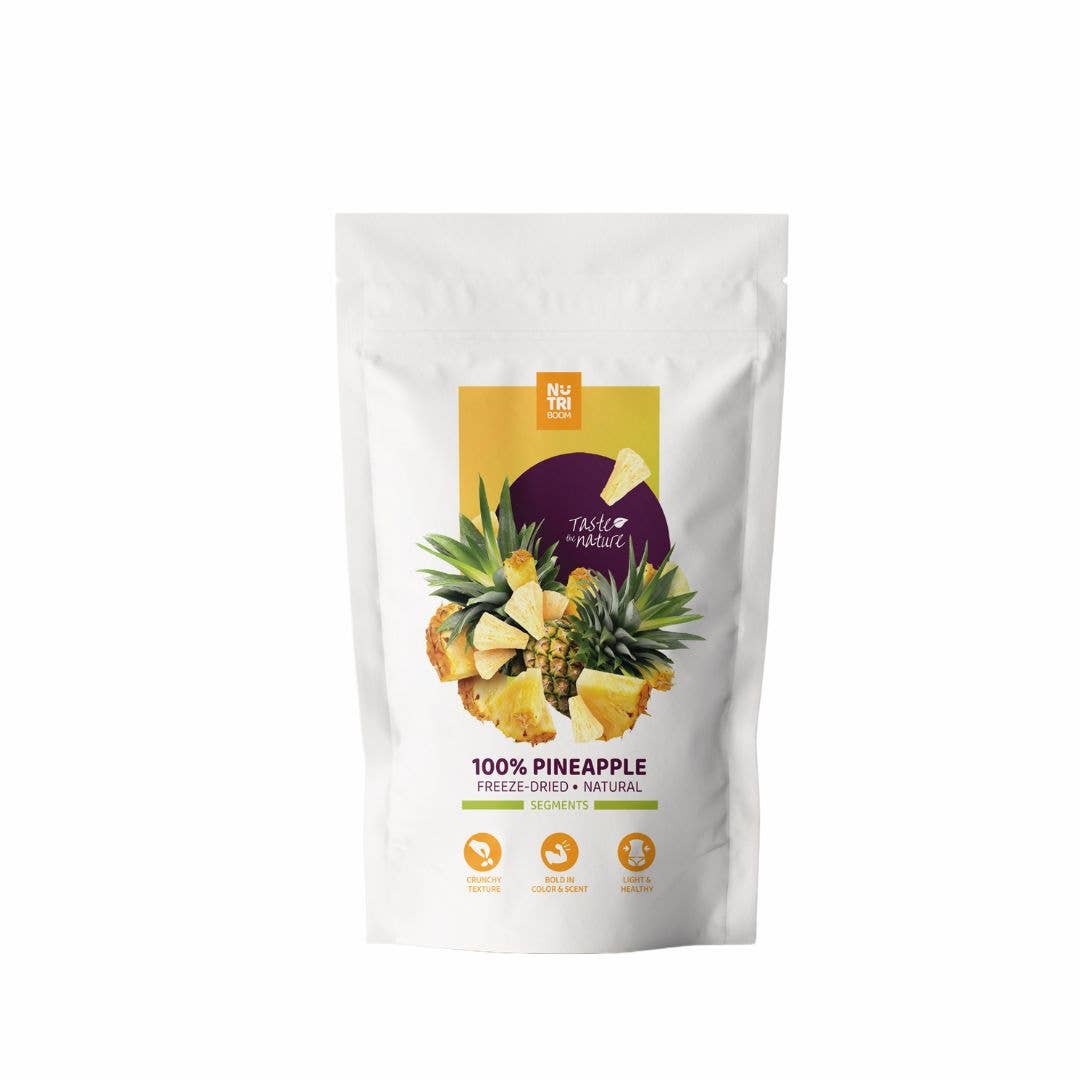 Ananas liofilizzato: confezioni da 25 g e 50 g: 250 ml/25 g