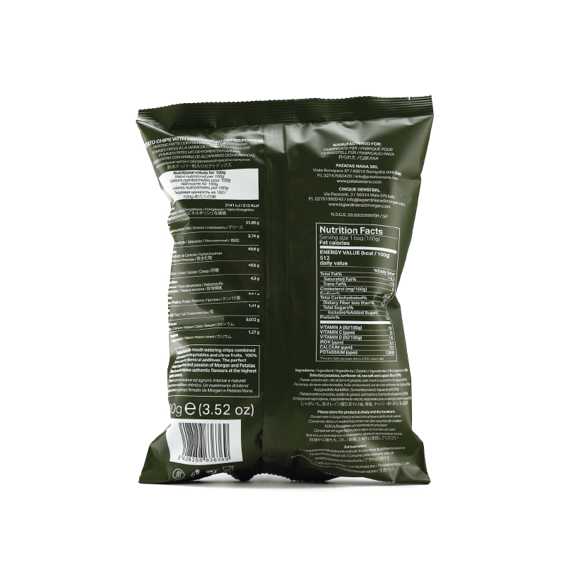 Patatas Nana Di Morgan Cappero 100g