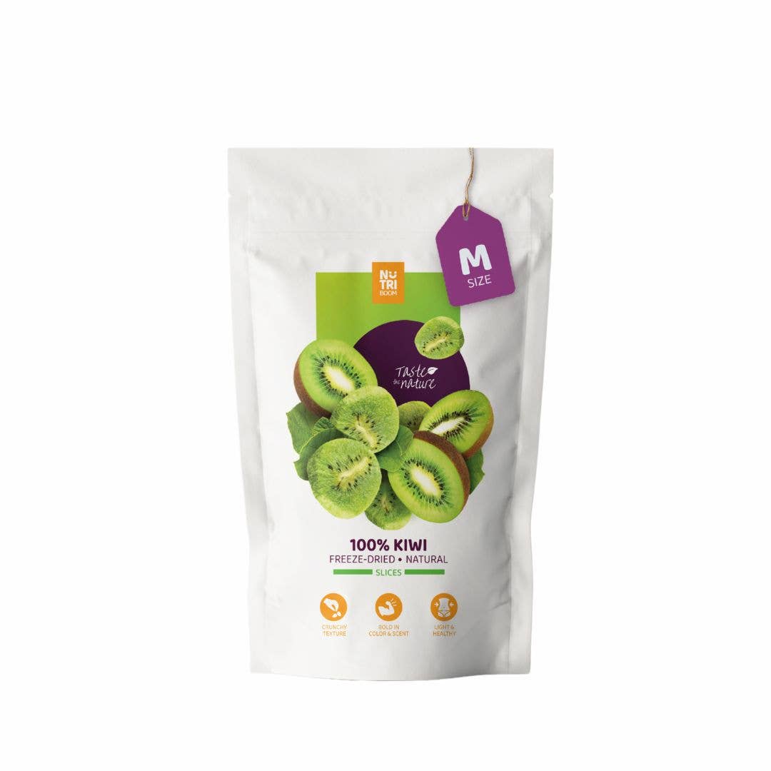 Kiwi liofilizzato: confezioni da 20g e 35g: 250 ml/20 g
