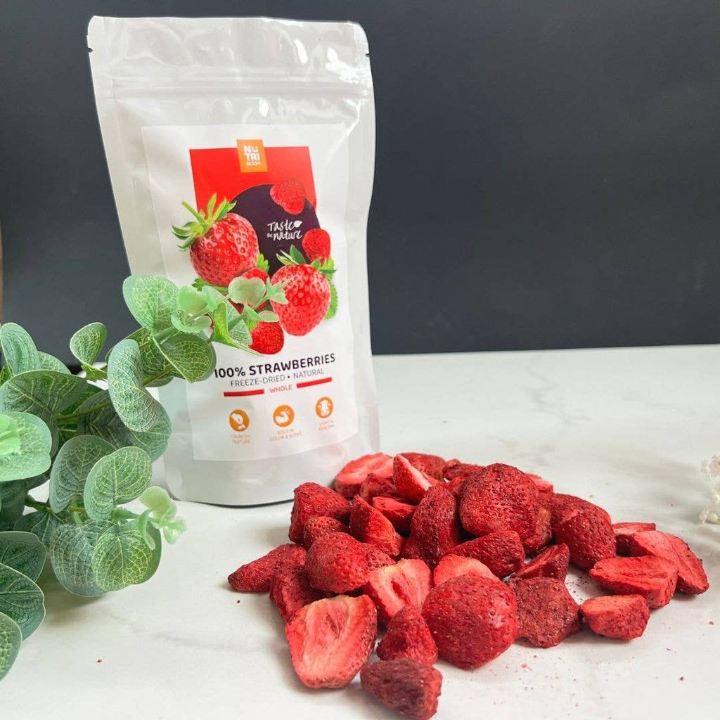 Fragole liofilizzate: confezioni da 17 g e 35 g: 250 ml/17 g
