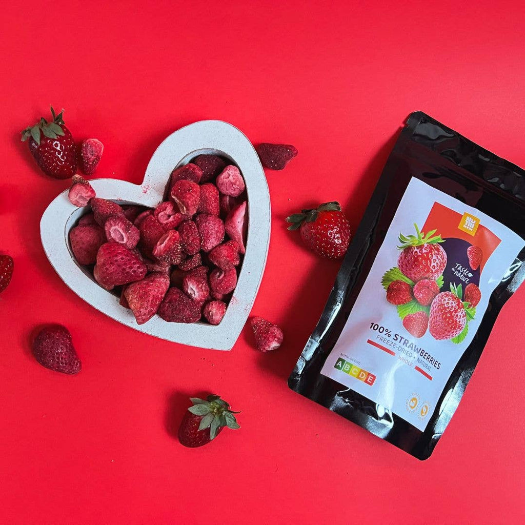 Fragole liofilizzate: confezioni da 17 g e 35 g: 250 ml/17 g