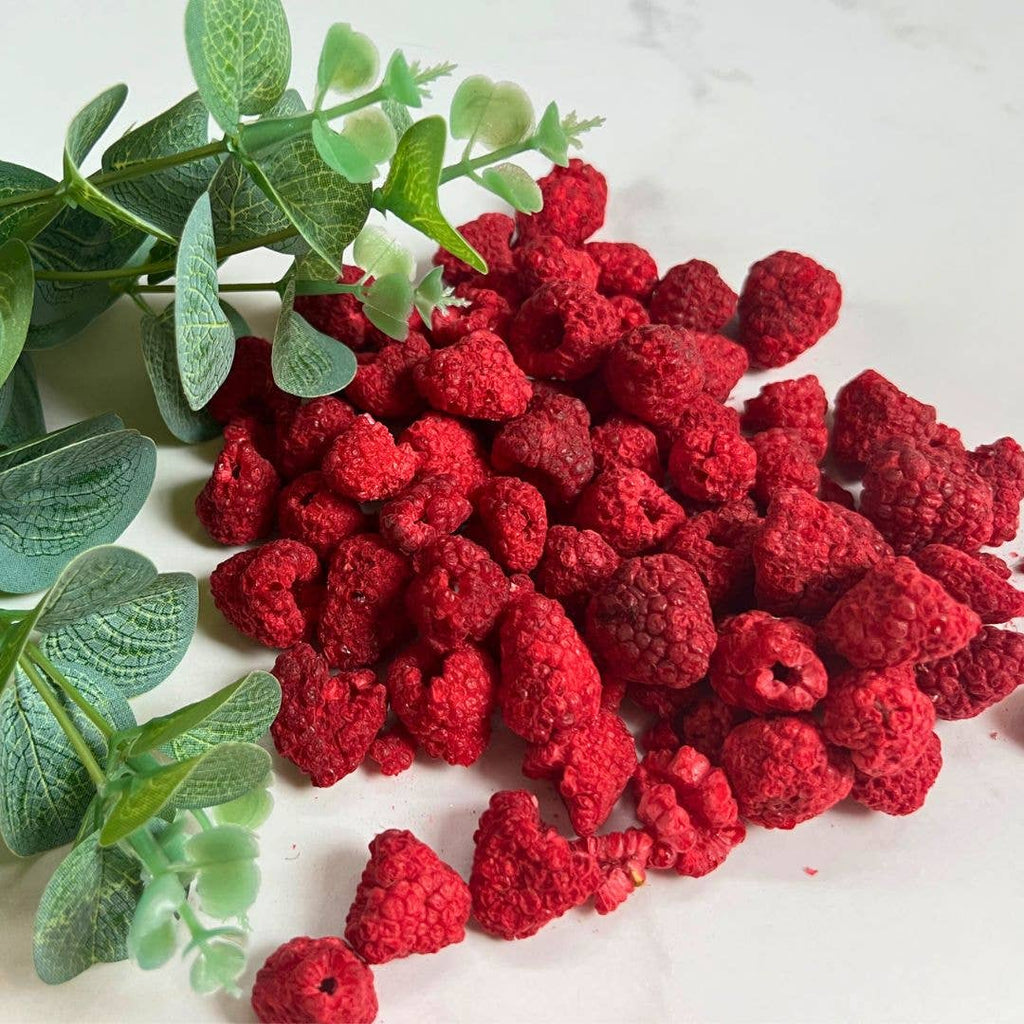 Lamponi liofilizzati: confezioni da 20g e 40g: 250 ml/20 g