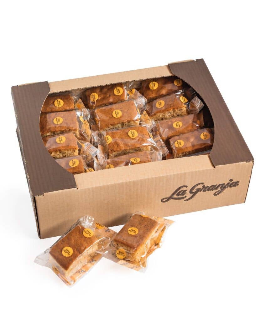 Torta di carote senza glutine e senza lattosio (30 pezzi)