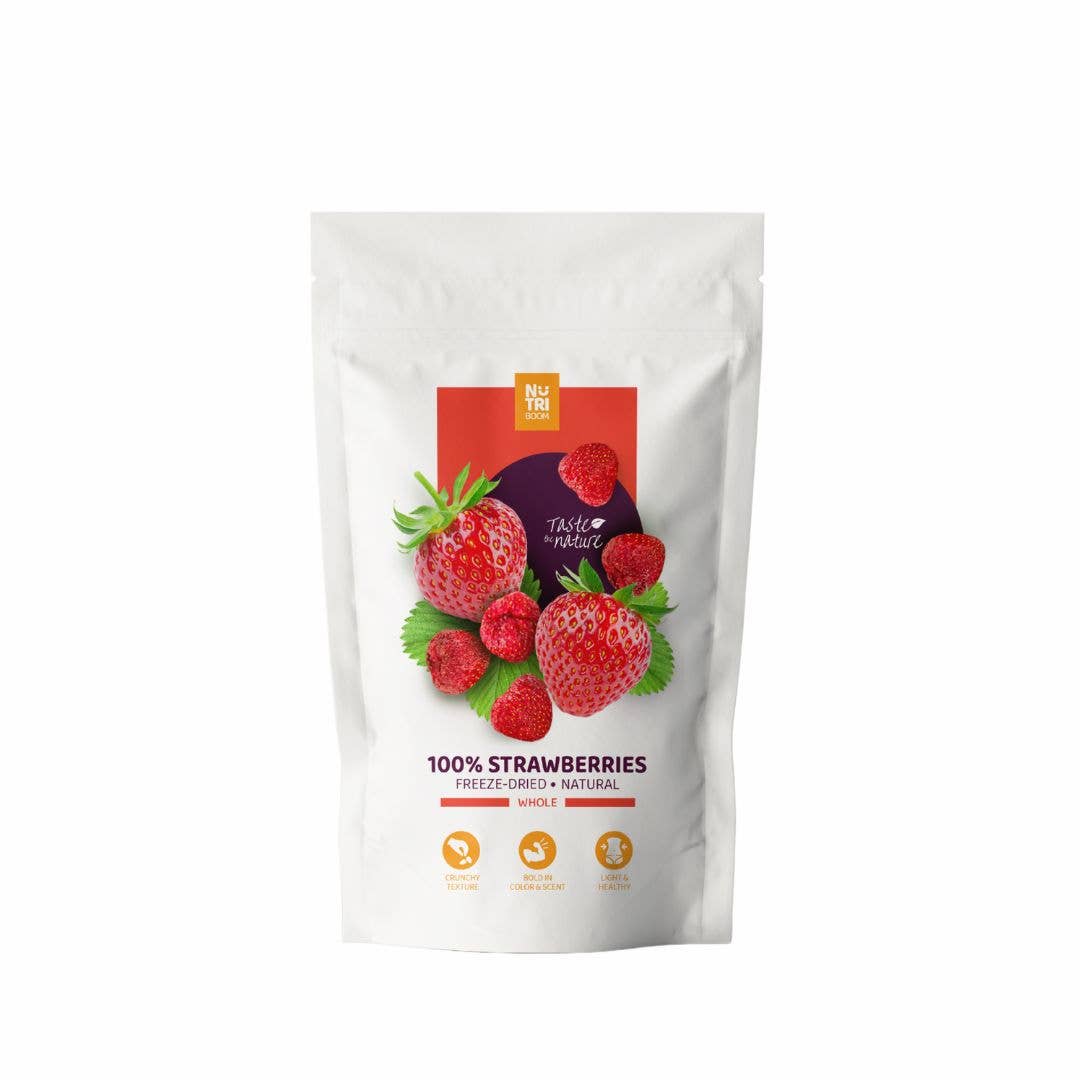 Fragole liofilizzate: confezioni da 17 g e 35 g: 250 ml/17 g