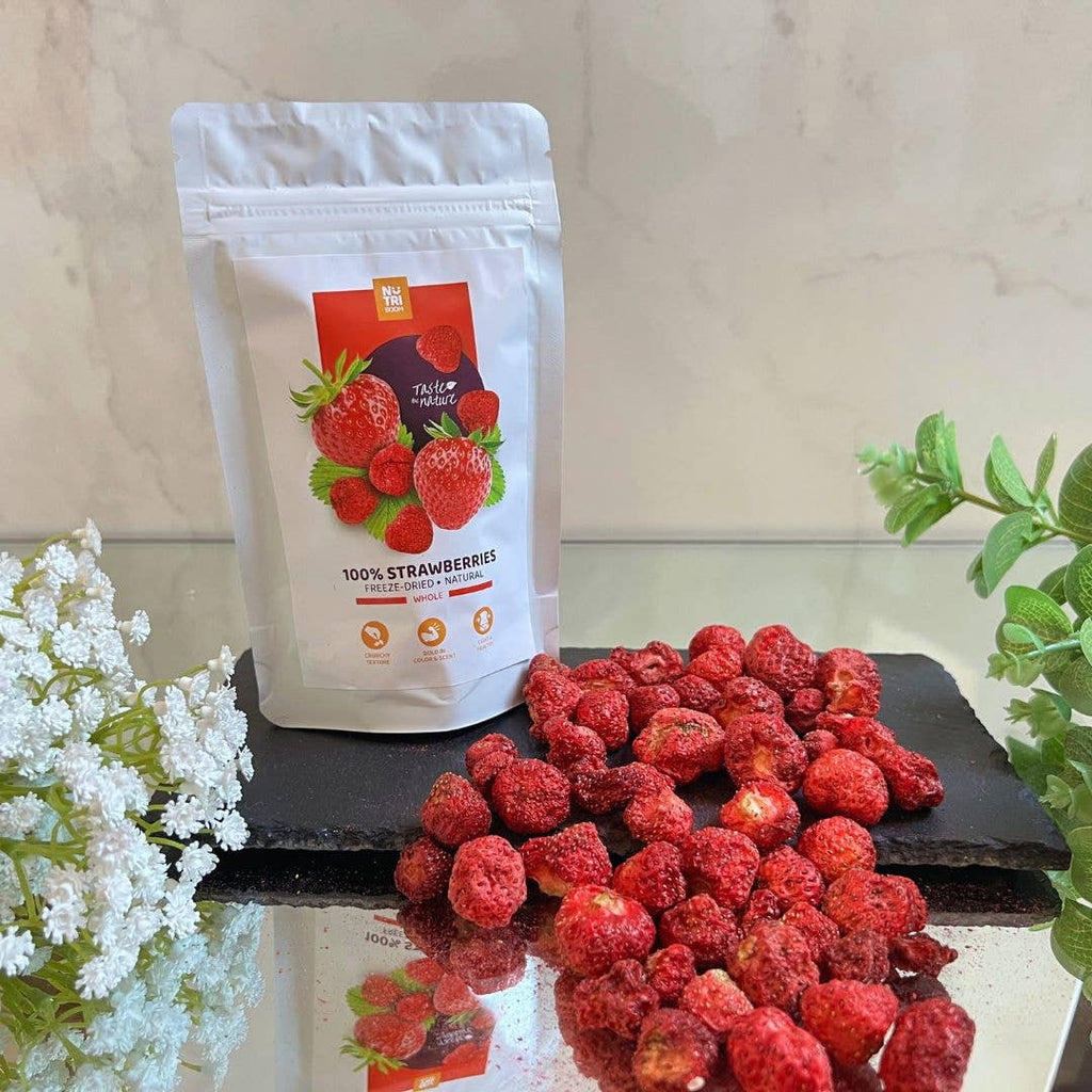 Fragole liofilizzate: confezioni da 17 g e 35 g: 250 ml/17 g