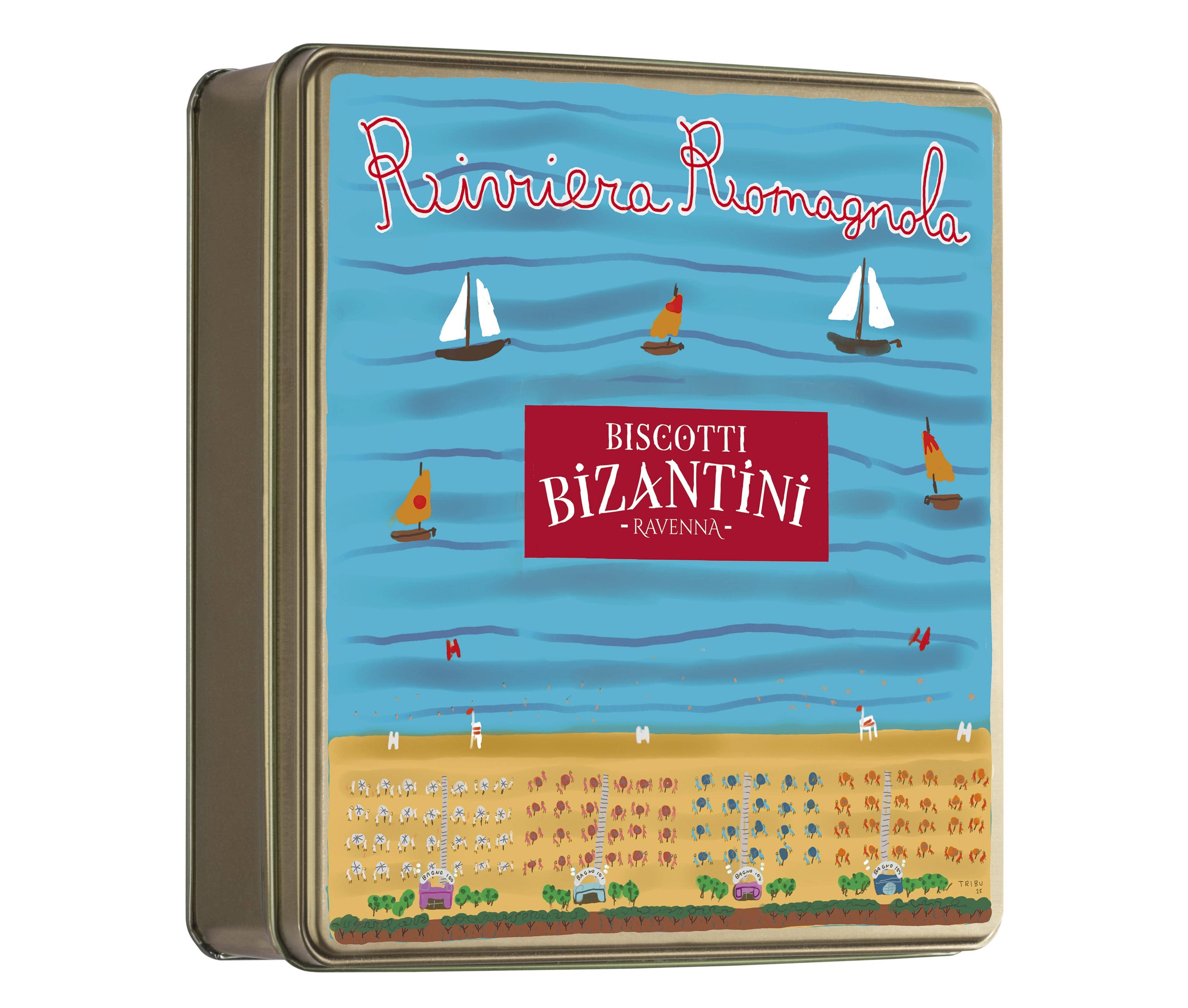 Latta regalo Riviera Romagnola - 360g di Biscotti Bizantini: Dolce