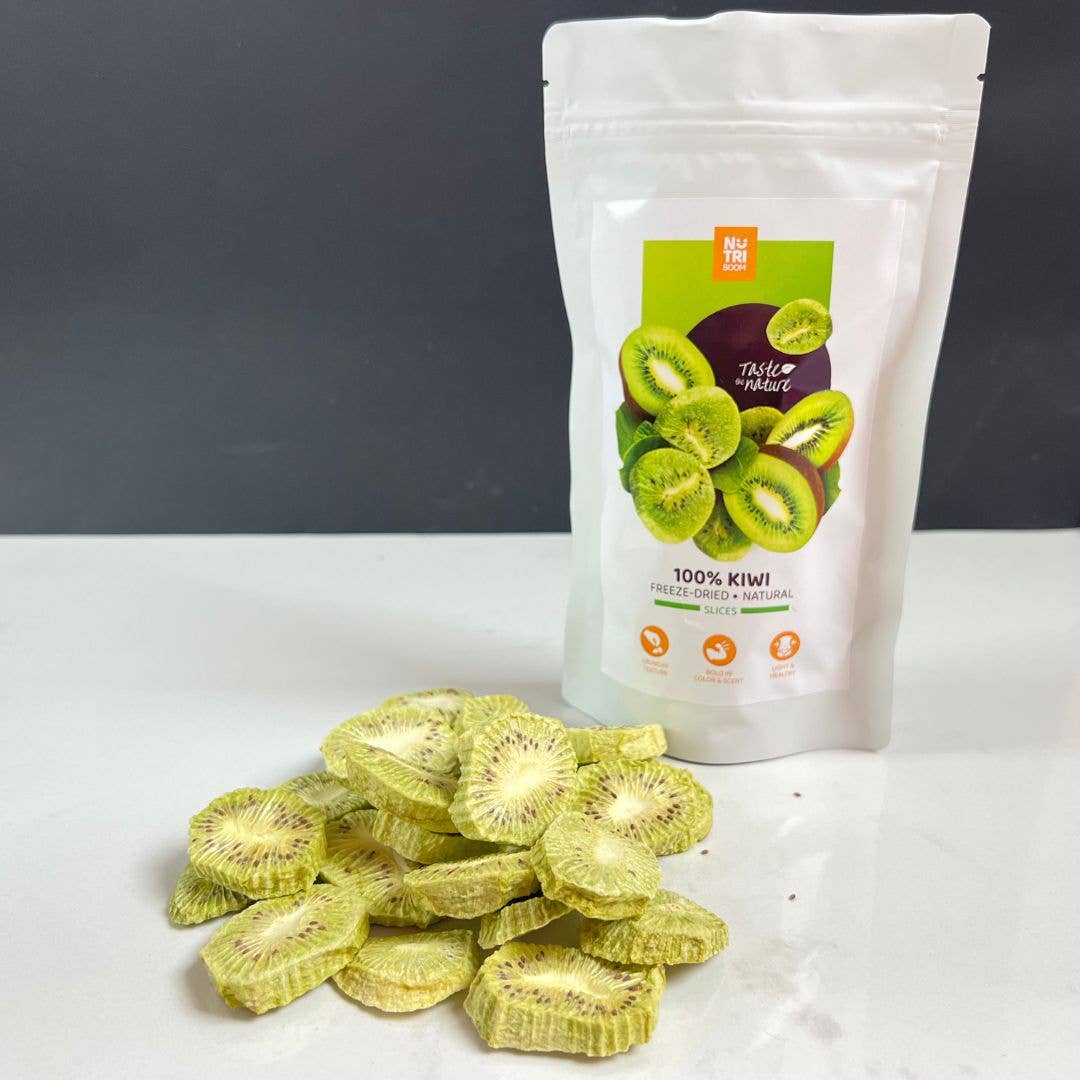 Kiwi liofilizzato: confezioni da 20g e 35g: 250 ml/20 g
