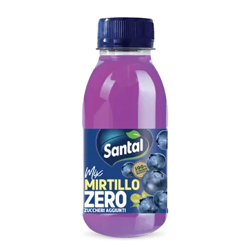 Santal Zero Mirtillo Mix 250ml - bottiglia
